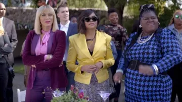 Alexandre Vauthier Yellow Blazer usado por Cookie Lyon (Taraji P. Henson) en Empire Temporada 06 Episodio 07