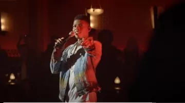 Amiri City Dragon Trucker Jacket worn by Hakeem Lyon (Bryshere Y. Gray) in Empire Season 06 Episode 07