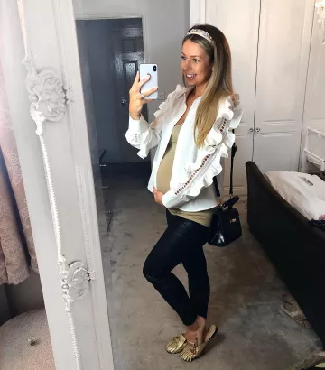Gucci Or Marmont Mules en Cuir Chloe Hollande sur l'Instagram account @chloe_lauren_xx