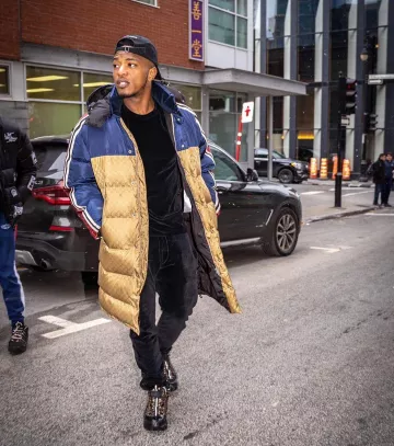 Sneakers Burberry worn by Niska on his account Instagram @niska_officiel