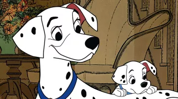 Réplica de felpa de Lucky en Los 101 dálmatas