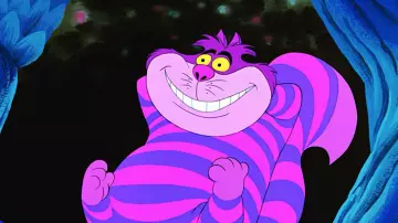 Plush Cheshire Cat in Alice in wonderland
