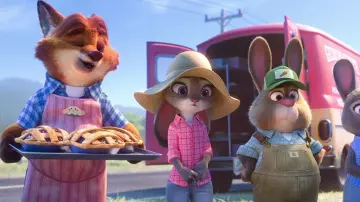 La réplique en peluche de Judy Hopps dans le film d'animation Zootopie