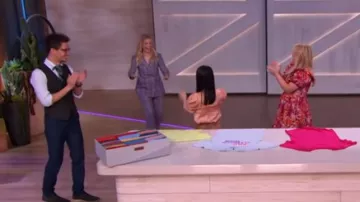 Majorelle Serrano Pantalon porté par Beth Behrs sur L'Kelly Clarkson Montrer le 19 novembre 2019