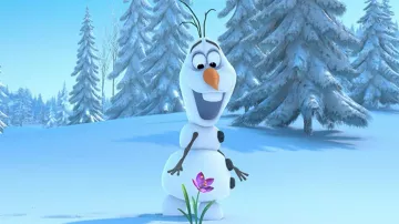 Peluche de Olaf dans La Reine des neiges