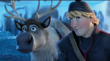 Peluche de Kristoff dans La Reine des neiges