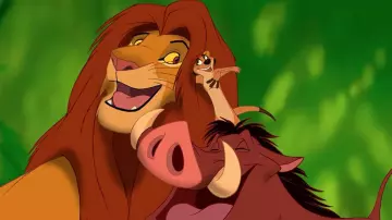 Peluche de Pumbaa dans Le Roi Lion