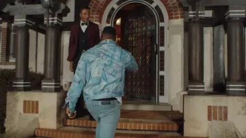 Los vaqueros Slim Cut Balmain que lleva Gradur en su clip Ne reviens pas feat. Heuss L'enfoiré