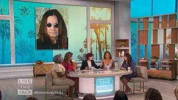 Helmut lang Grey Satin Dou­ble Strap Slip Dress worn by Eve on The Talk November 19, 2019