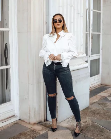 Blanc de Sicile Shirt de Jessica Rose sur Instagram account @jessica_rose_uk