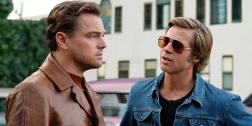 Jean jacket worn by Cliff Booth Brad Pitt in the movie Once Upon a Time... in Hollywood 