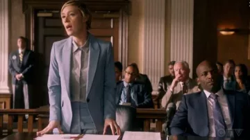 Teoría Etienette B Good Wool Suit Jacket usada por Bonnie Winterbottom (Liza Weil) en How to Get Away with Murder Season 06 Episode 08