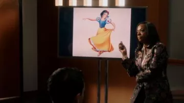 Etro Floral Jacquard Blazer usado por Annalise Keating (Viola Davis) en How to Get Away with Murder Temporada 06 Episodio 08