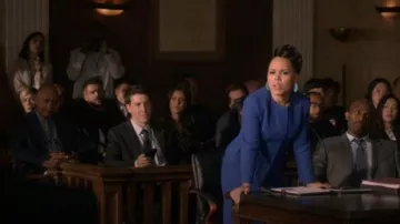 Escada Bera Wool Snap-Front Jacket worn by Tegan Price (Amirah Vann) in How to Get Away with Murder Season 06 Episode 08