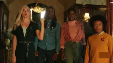 New Look Ribbed Navy Jump­suit worn by Lizzie Saltzman (Jenny Boyd) in Legacies Season02 Episode06