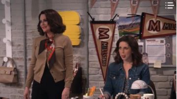 Vestido floral joie black usado por Amy (Vanessa Bayer) en Will & Grace Temporada11 Episodio05