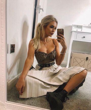 Asos Attitude Black Boots of Helena on the Instagram account @helenacritchley