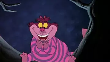Plush Cheshire Cat in Alice in wonderland