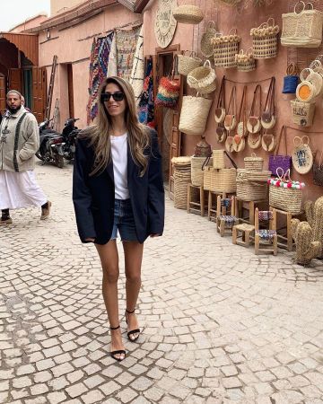 Sandalias de tacón de Fadela en la cuenta de Instagram de @fadela