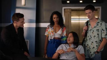 Chemise Imprimée de Iris West (Candice Patton) dans Flash (S06E05)