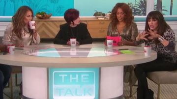Ba&sh Star Metal­lic Mi­di Dress worn by Eve on The Talk November 25, 2019
