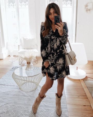 El vestido de Eugenia de Ba&sh usado por Margaux en la cuenta de Instagram de @estherjunelife
