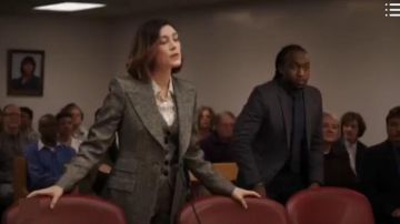 Dolce & Gabbana Grey Straight Leg Pants worn by Sydney Strait (Caitlin McGee) in Bluff City Law Season01 Episode10