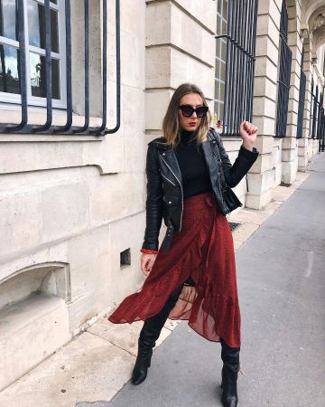Thigh-high boots black Jonak Diane's account on the Instagram of @dianeperreau