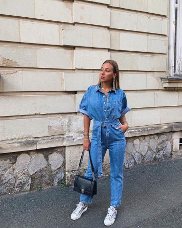 The combination of jean worn by Diana on the account Instagram of @dianeperreau