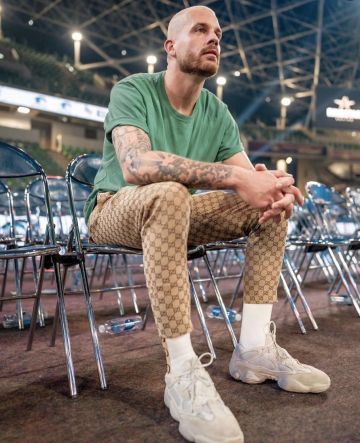 Los pantalones Gucci que lució Raphaël Pepin en su cuenta de Instagram @raphoupeps
