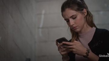 Karen Millen Lace Stripe Knit Collection worn by Stephanie 'Stevie' McCord (Wallis Currie-Wood) in Madam Secretary Season 6 Episode 8