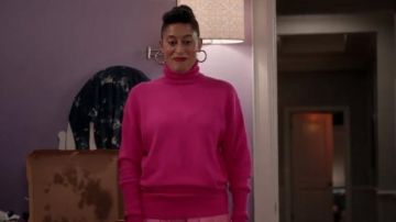 Victoria Beckham Cashmere Blend Pull à col Roulé porté par arc-en-ciel Johnson (Tracee Ellis Ross), en black-ish Saison 6 Épisode 9