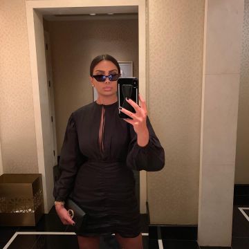 Dress Black of Charlotte Emily Sanders on the Instagram account @charlotteemilysanders