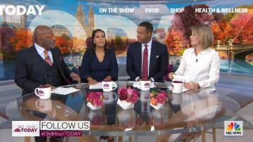 Eliza J Bal­loon Sleeve Jump­suit worn by Sheinelle Jones on Today November 27, 2019