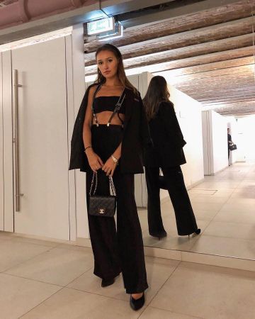 The handbag Laura Faujanet on the account Instagram of @laurafaujanet