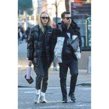 Celine Two Tone Gradient Cat Eye Sunglasses worn by Sophia Turner New York City November 29, 2019