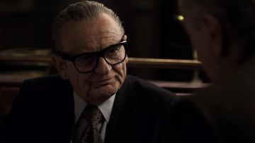 Black Eyeglasses worn by Russell Bufalino (Joe Pesci) as seen in The Irishman