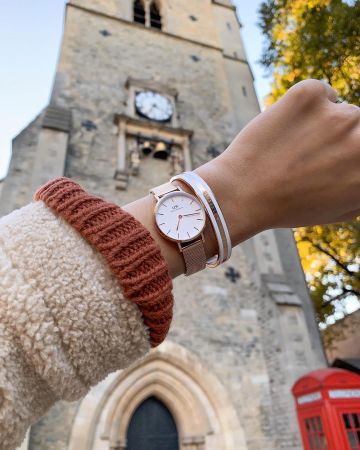 Daniel wellington Relojes de Roxi en la cuenta de Instagram @roxxsaurus