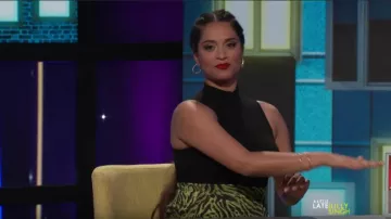 Ganni Soft Tiger Skirt worn by Lilly Singh on A Little Late with Lilly Singh November 27, 2019