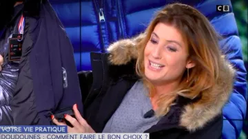 The jacket's hybrid ultra-warm hooded faux fur Caroline Ithurbide in William at noon