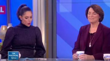 A.l.c. Karla Latern Suéter de manga usado por Abby Huntsman en The View 2 de diciembre de 2019