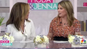 Chloé Tie-Neck Long-Sleeves A-Line Dress worn by Hoda Kotb on Today December 2, 2019