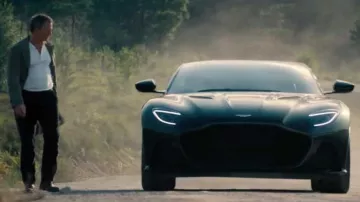 Aston Martin DBS Superleggera driven by Nomi (Lashana Lynch) in No Time To Die