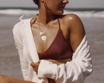 Coin Waterfall Necklace of Jena Toomey en la cuenta de Instagram @jenatoomey