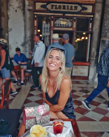 Dionysus Mini Bag With Flower Print of Carlotta Scarlini on his account Instagram @carlottascarlini