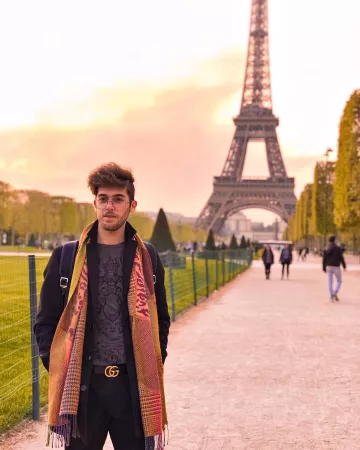 Gucci Ceinture en Cuir de Domenico De Cunzolo sur l'Instagram account @domenicodecunzolo