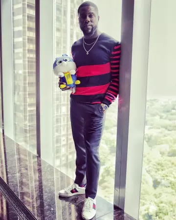 Las zapatillas Gucci Ace de Kevin Hart en la cuenta de Instagram de @kevinhart4real