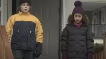 Beanie purple Child #1 (Alexis Llewellyn) in the continuation of Christmas