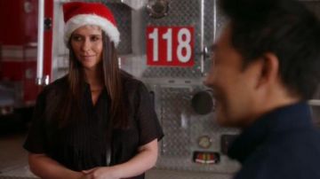 Rag & Bone Black Short Sleeve Blouse worn by Maddie Kendall (Jennifer Love Hewitt) in 9-1-1 Season 03 Episode 10