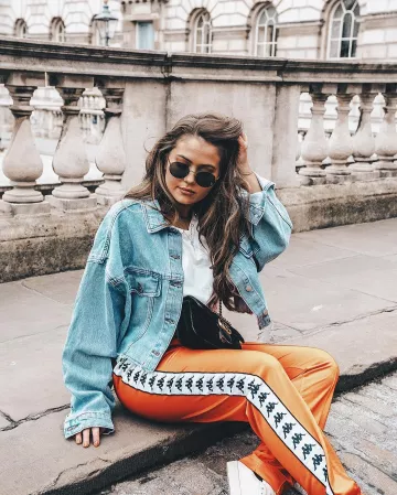 Slim Track­suit With Lo­go of Emma Graceland on the Instagram account @emmagraceland